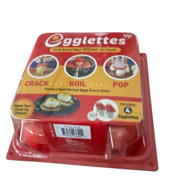 Egglettes Hard Boiled Eggs Without The Shell Pack Of 4 *New* - Picture 2 of 4